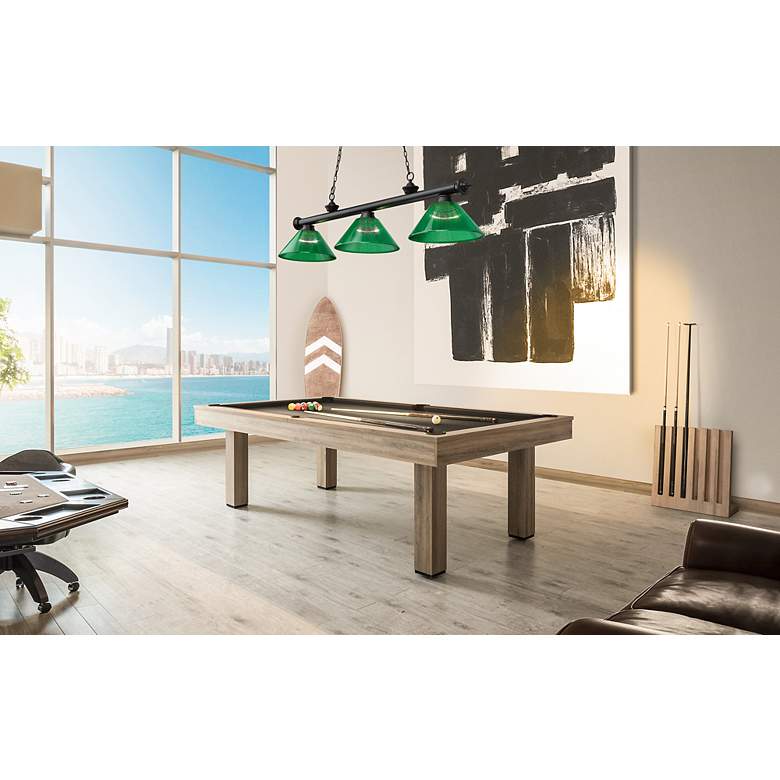 Image 3 Cordon by Z-Lite Matte Black 3 Light Billiard Light more views
