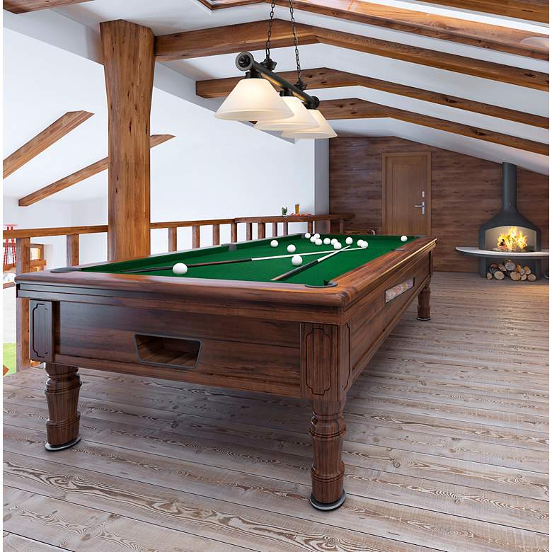 Image 3 Cordon by Z-Lite Matte Black 3 Light Billiard Light more views