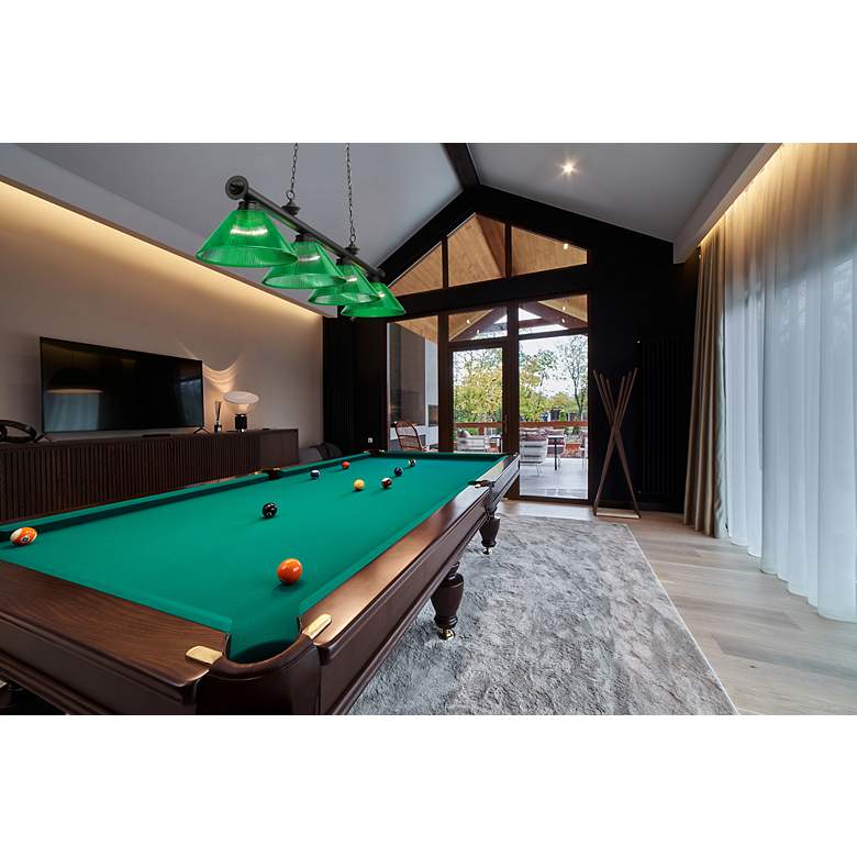 Image 3 Cordon by Z-Lite Matte Black 4 Light Billiard Light more views