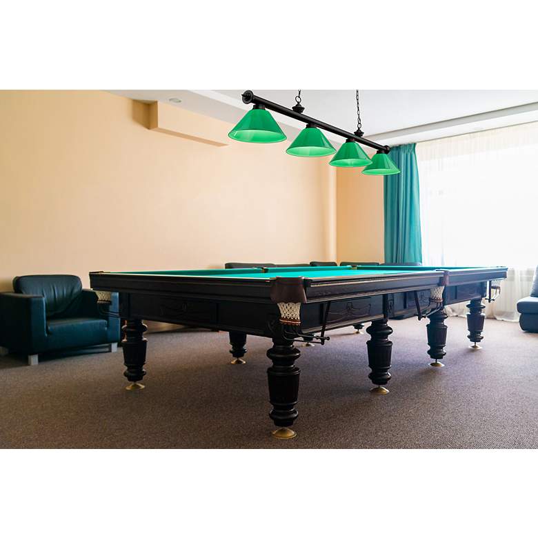 Image 4 Cordon by Z-Lite Matte Black 4 Light Billiard Light more views