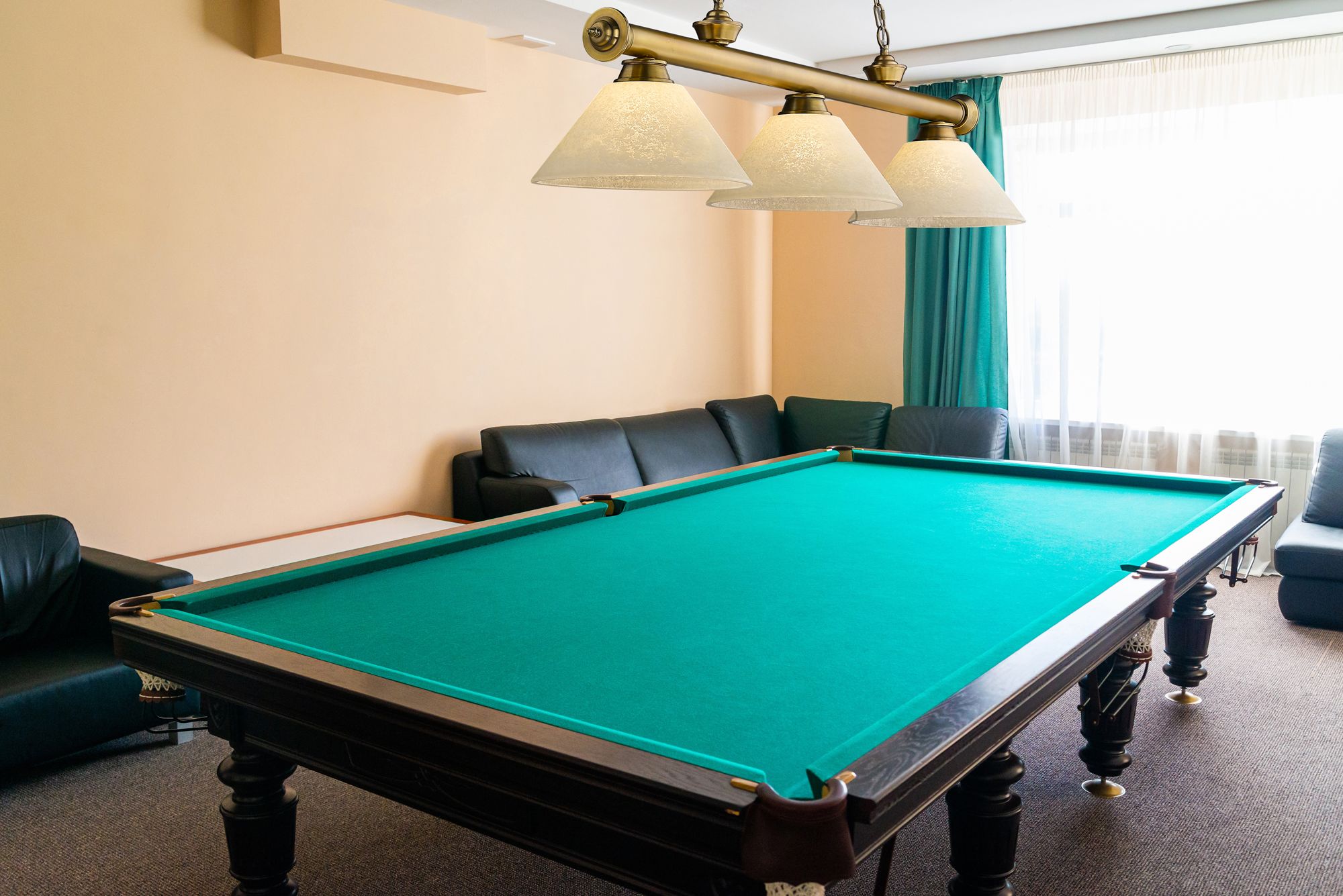 Image 3 Cordon by Z-Lite Rubbed Brass 3 Light Billiard Light more views