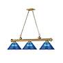 6_Cordon by Z-Lite Rubbed Brass 3 Light Billiard Light more views