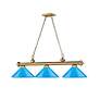 6_Cordon by Z-Lite Rubbed Brass 3 Light Billiard Light more views