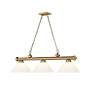 7_Cordon by Z-Lite Rubbed Brass 3 Light Billiard Light more views