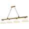 Cordon by Z-Lite Rubbed Brass 4 Light Billiard Light