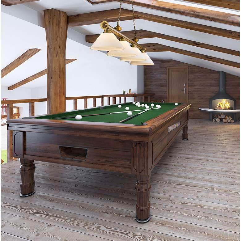 Image 4 Cordon by Z-Lite Rubbed Brass 4 Light Billiard Light more views