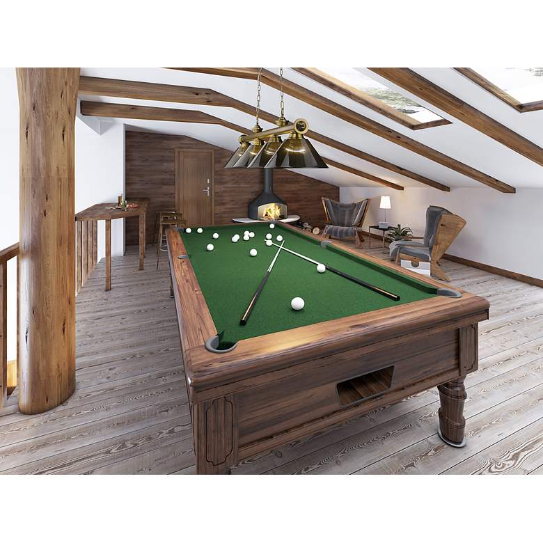 Image 3 Cordon by Z-Lite Rubbed Brass 4 Light Billiard Light more views