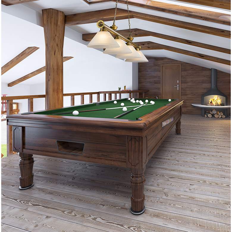 Image 4 Cordon by Z-Lite Rubbed Brass 4 Light Billiard Light more views