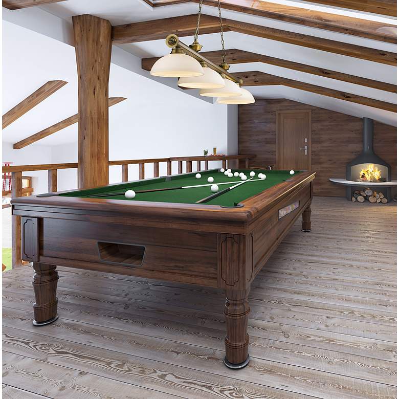 Image 3 Cordon by Z-Lite Rubbed Brass 4 Light Billiard Light more views