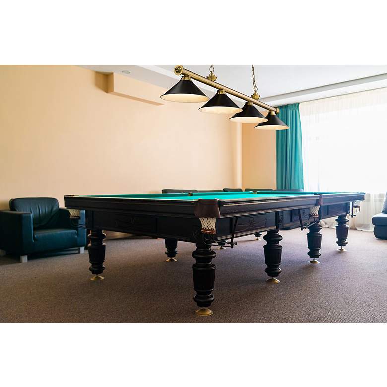 Image 4 Cordon by Z-Lite Rubbed Brass 4 Light Billiard Light more views