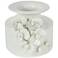 Cordone 6 1/4" High White Ceramic Vase