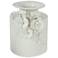 Cordone 8 3/4" High White Ceramic Vase 