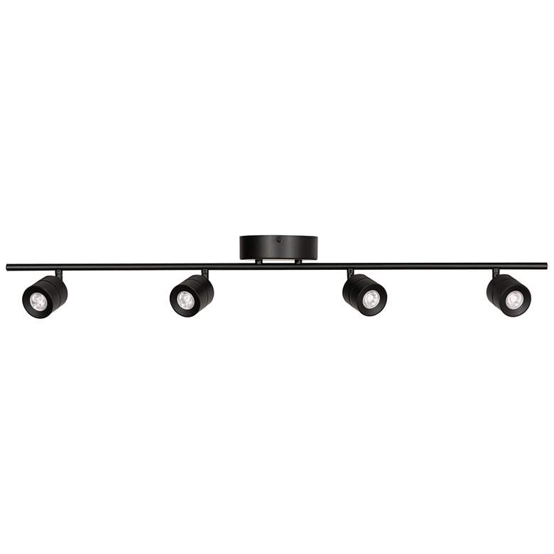 Image 1 Core 4-Light Deep Black LED Track Fixture