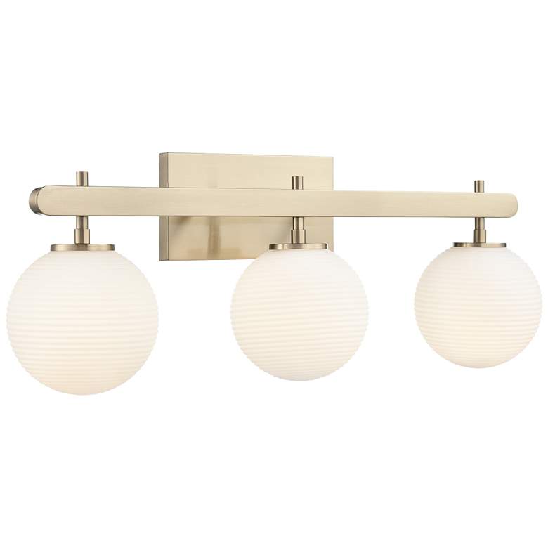 Image 1 Coretta 26" Wide 3-Light Vanity in Modern Gold