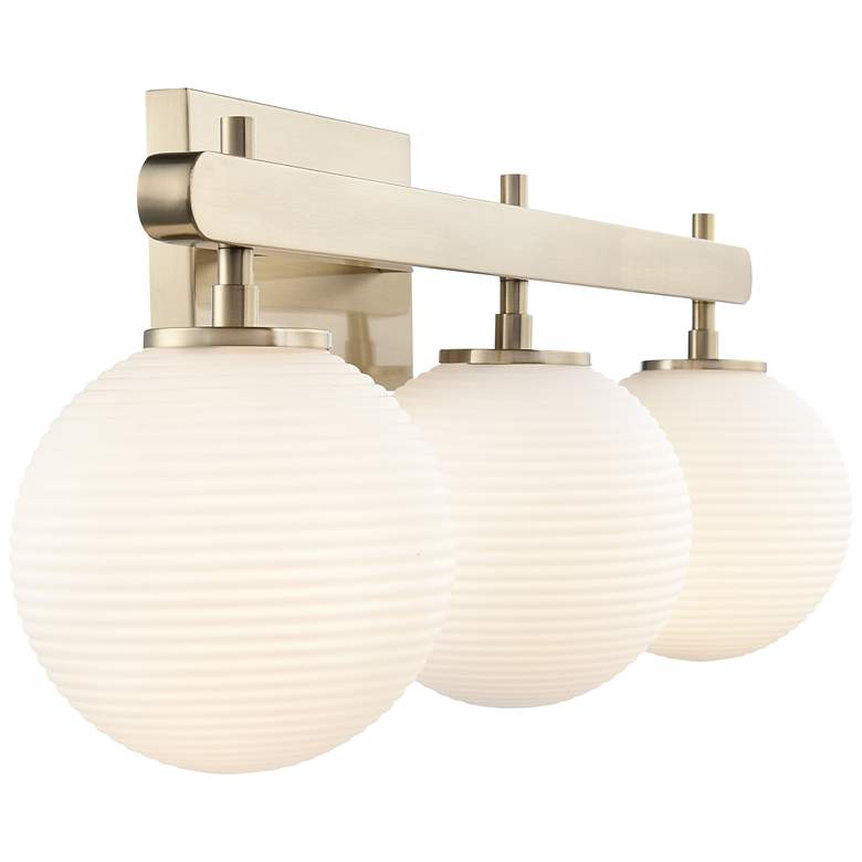 Image 4 Coretta 26" Wide 3-Light Vanity in Modern Gold more views