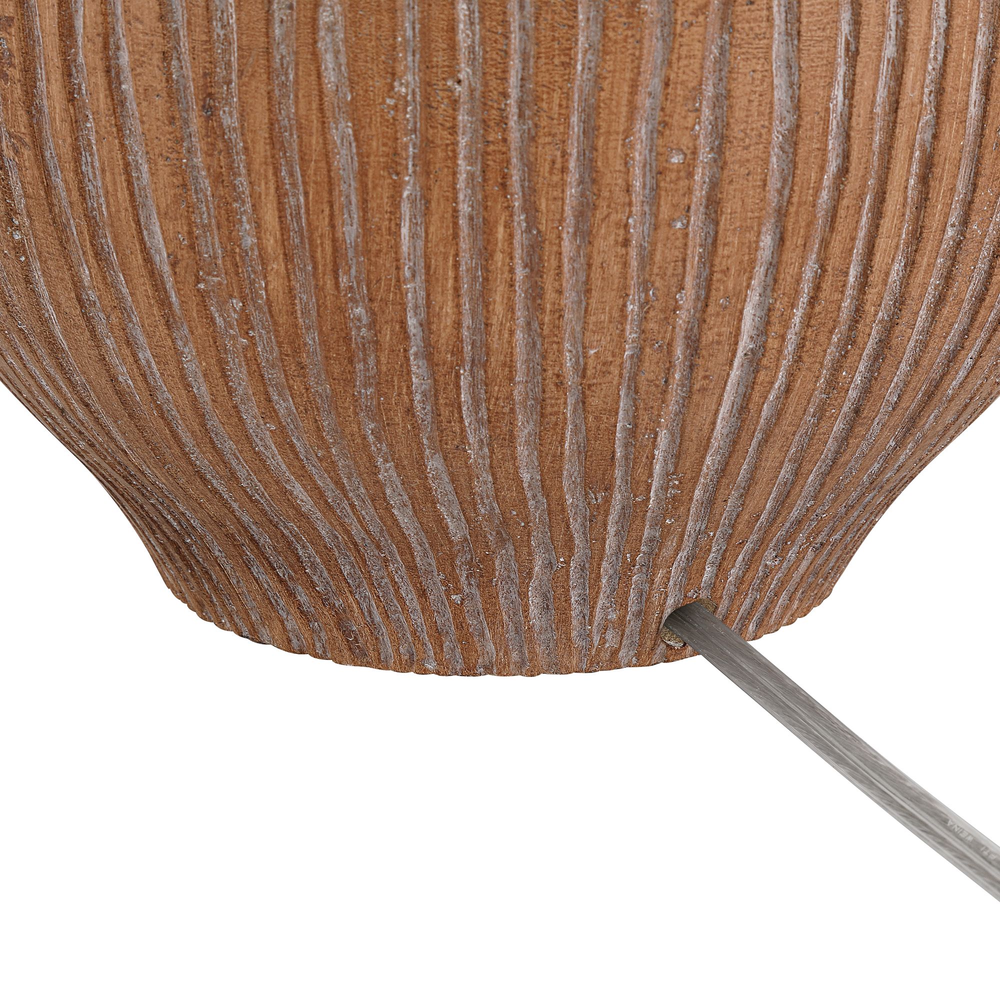 Image 6 Corfu 24 1/2" High Beige Almond Table Lamp Set of 2 more views