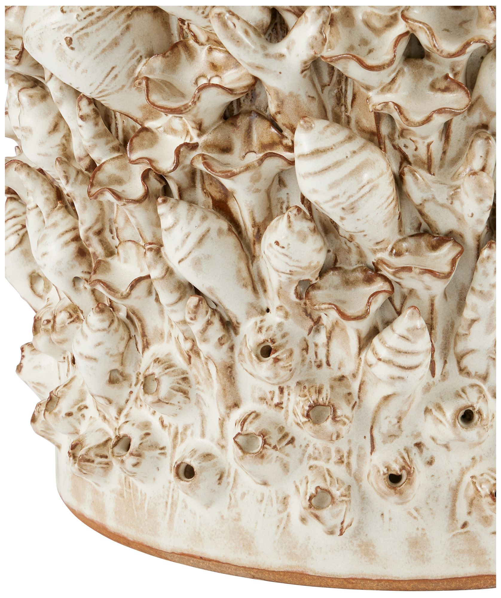 Image 3 Corfu Ivory 12 1/2"W Milky White Shell Round Accent Table more views