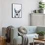 6_Corgi 24"x18" Rectangular Printed Glass Framed Wall Art more views