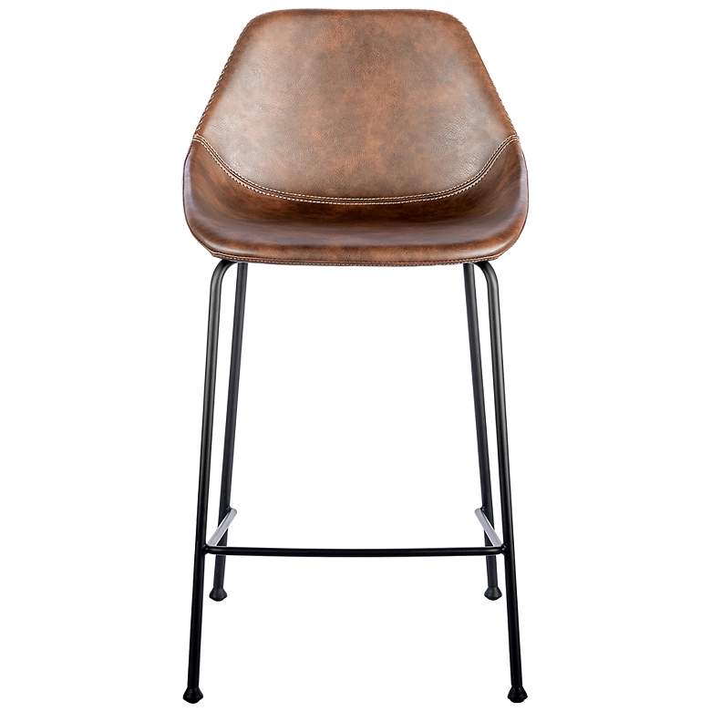 Image 3 Corinna 25 1/4" Vintage Brown Counter Stool Set of 2 more views
