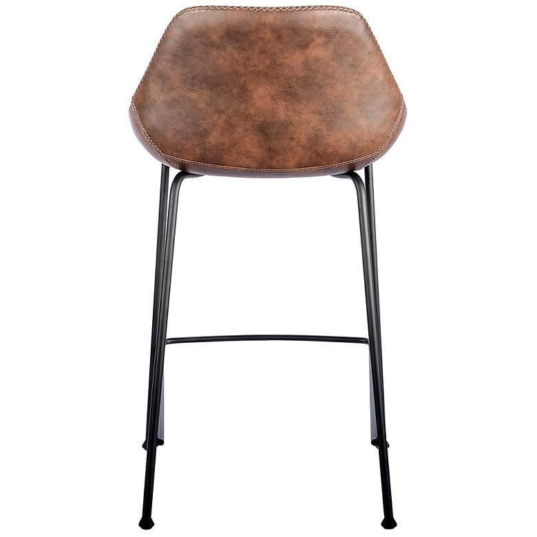 Image 7 Corinna 25 1/4" Vintage Brown Counter Stool Set of 2 more views
