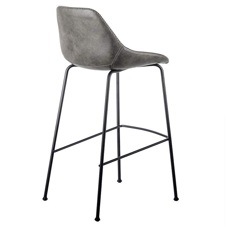 Image 6 Corinna 29 1/2" Vintage Dark Gray Bar Stool Set of 2 more views