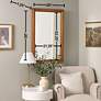 6_Corinne Antique Gold 26" x 38" Rectangular Wall Mirror more views