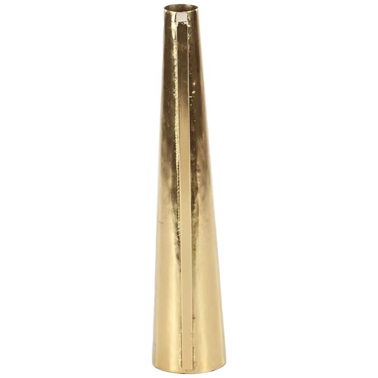 Image 6 Corinth 22 inch High Polished Gold Decorative Vases Set of 2 more views