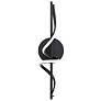 1_Corkscrew 5.5"H x 22"W 1-Light Bath Vanity & Wall Light in Black