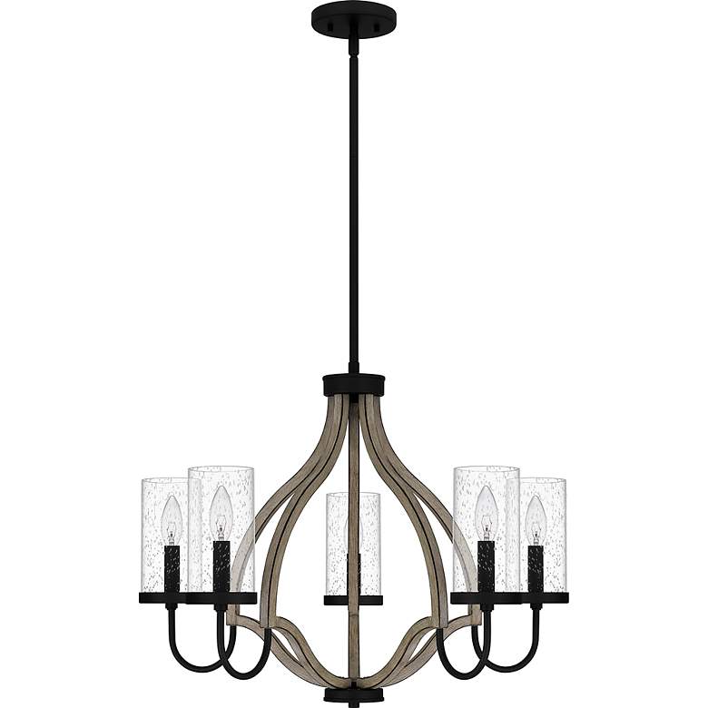 Image 2 Cornelia 5-Light Matte Black Chandelier more views