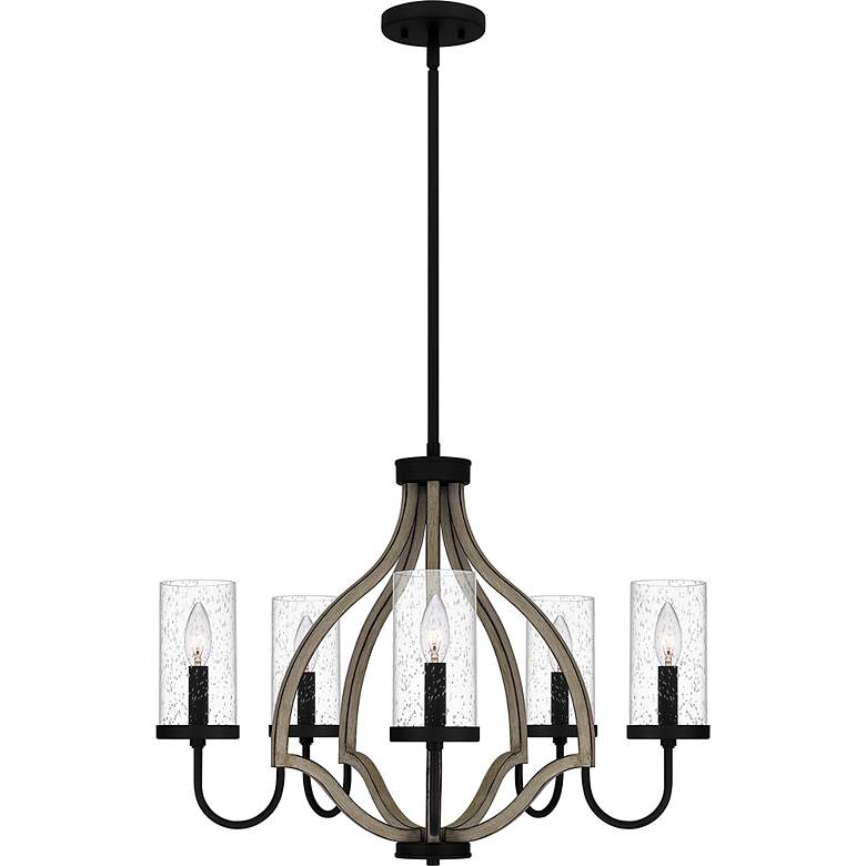 Image 3 Cornelia 5-Light Matte Black Chandelier more views
