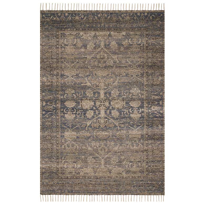 Image 1 Cornelia COR-02 5&#39;x7&#39;6 inch Indigo Natural Rectangular Area Rug