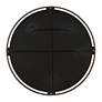 7_Cornelia Dark Bronze 42 1/2" Round Oversized Wall Mirror more views