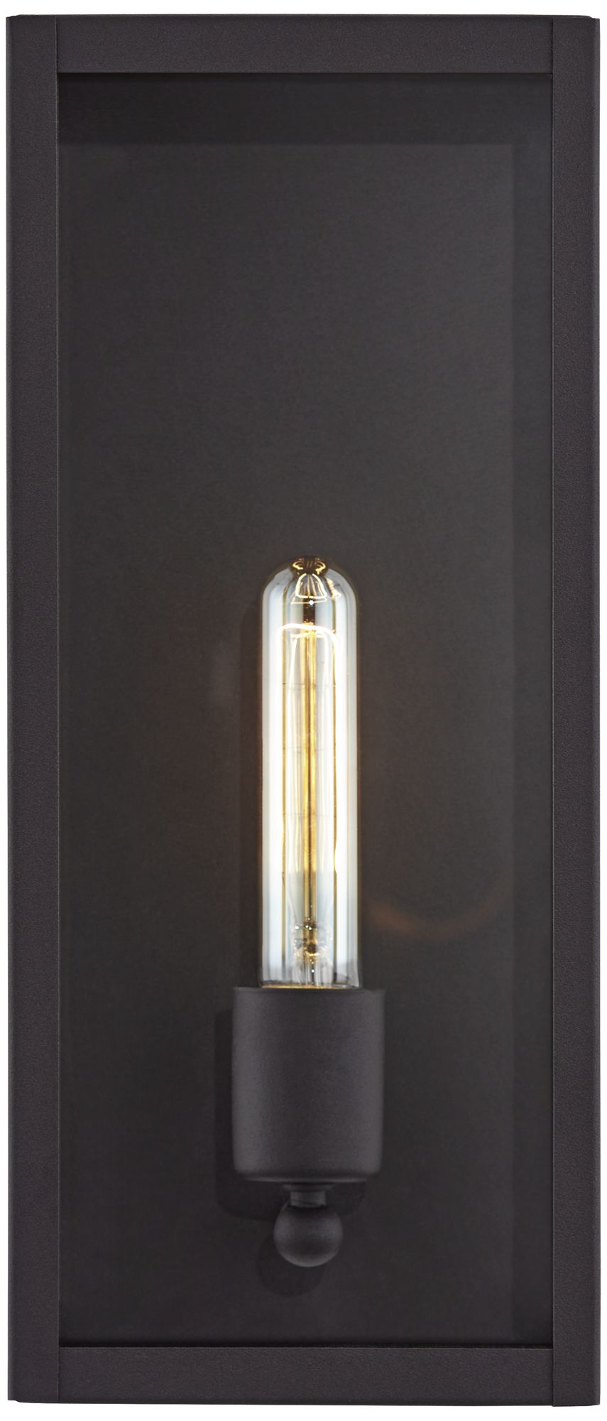 Image 5 Cornell 14 1/4"H Sand Black Modern Industrial Box Outdoor Wall Light more views