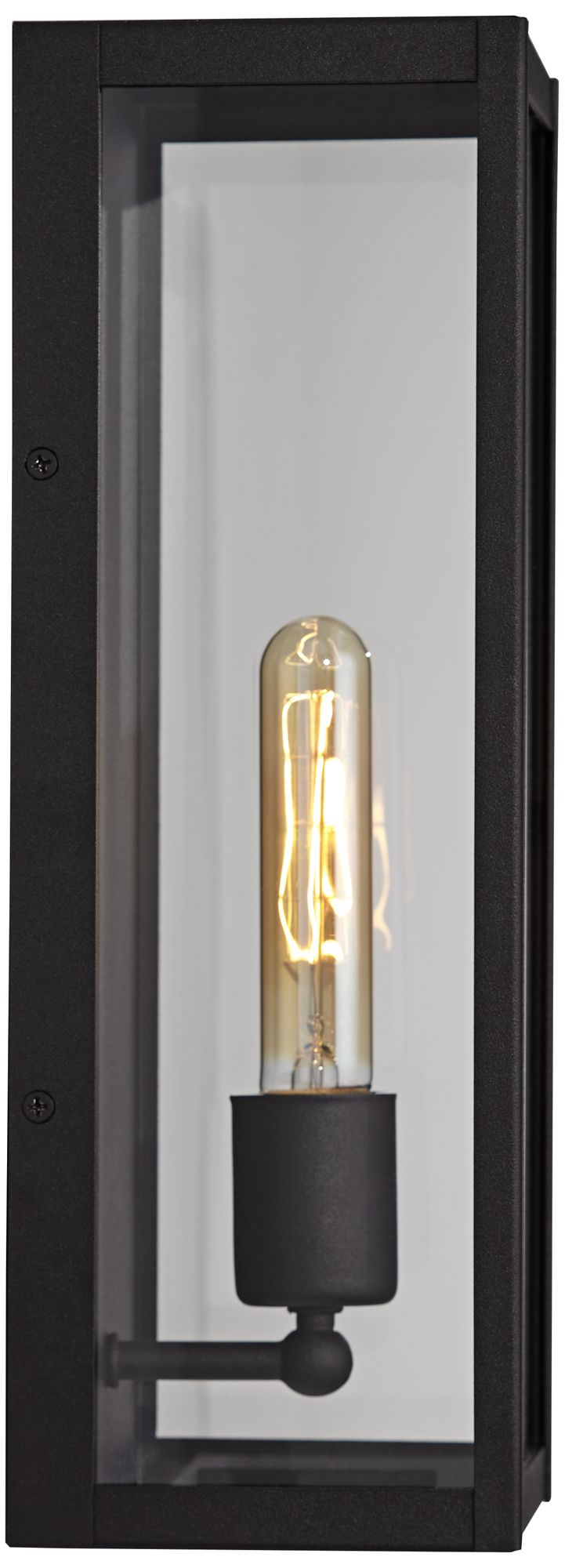 Image 7 Cornell 14 1/4"H Sand Black Modern Industrial Box Outdoor Wall Light more views