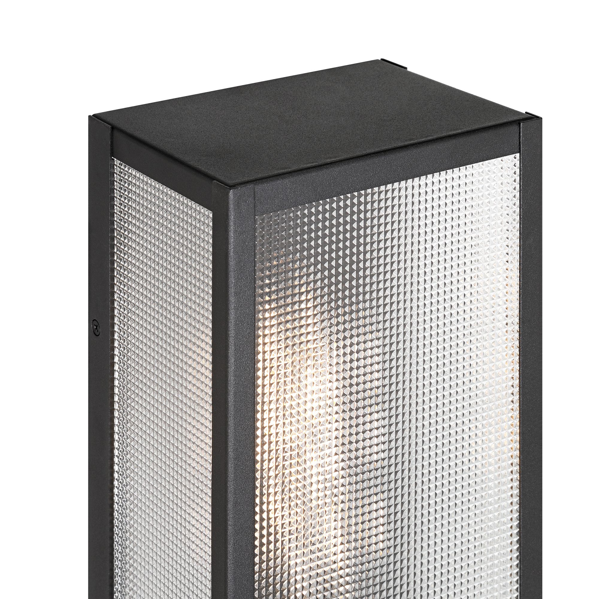 Image 2 Cornell 14" High Sand Black Modern Industrial Box Outdoor Wall Light more views