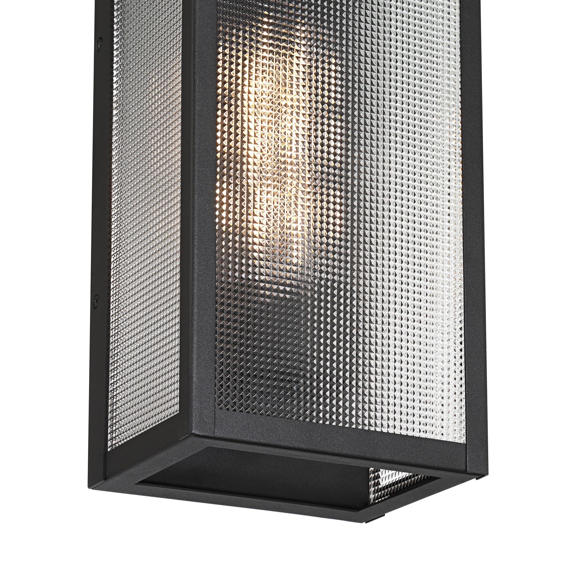 Image 3 Cornell 14" High Sand Black Modern Industrial Box Outdoor Wall Light more views