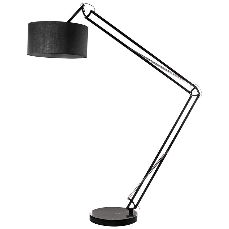 Image 1 Cornell Black Metal Adjustable Floor Lamp