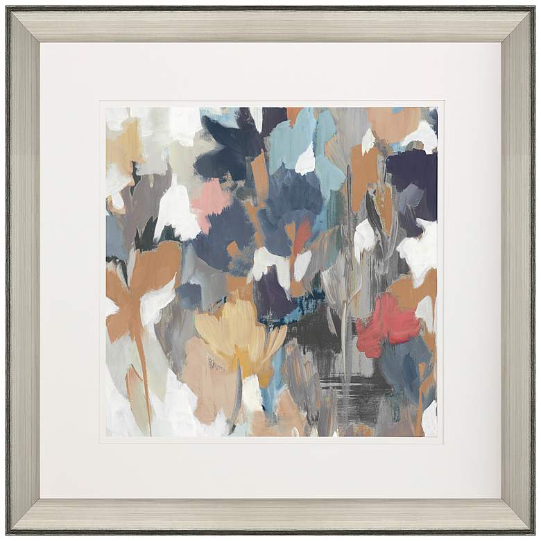 Image 1 Corner Flower Stand I 38" Square Giclee Framed Wall Art