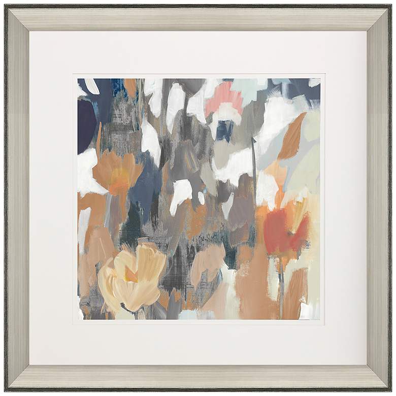 Image 1 Corner Flower Stand II 38" Square Giclee Framed Wall Art