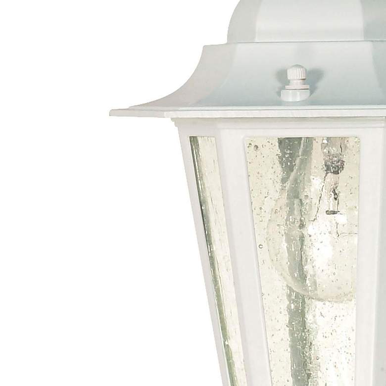 Image 5 Cornerstone; 1 Light; 13 in.; Hanging Lantern with Clear Seed Glass more views