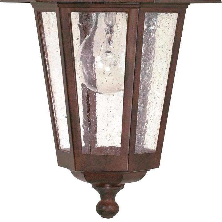 Image 3 Cornerstone; 1 Light; 13 in.; Hanging Lantern with Clear Seed Glass more views