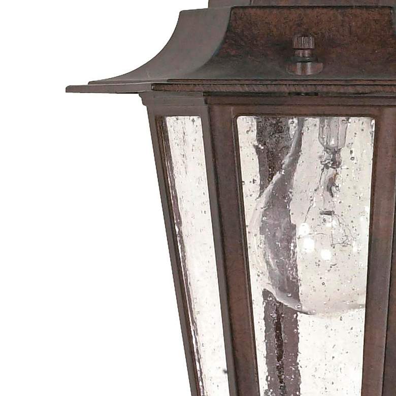 Image 4 Cornerstone; 1 Light; 13 in.; Hanging Lantern with Clear Seed Glass more views