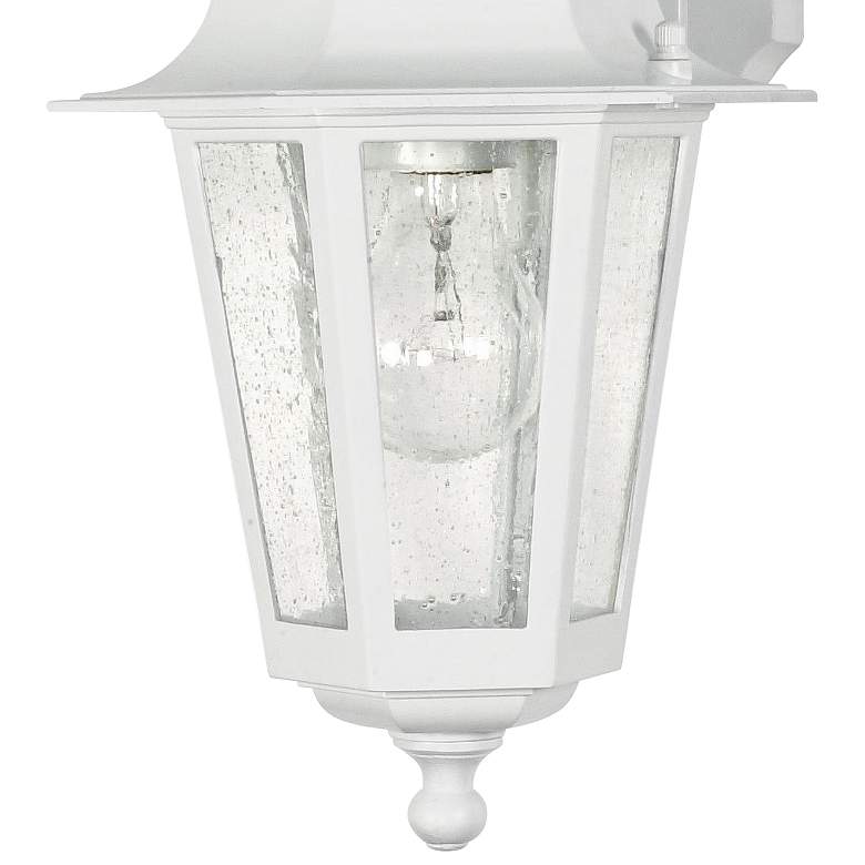 Image 2 Cornerstone 13 inchH White and Seeded Glass Outdoor Wall Light more views