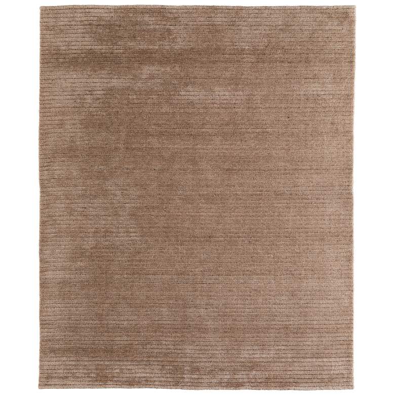 Image 1 Cornerstone Modern Solid Hand Woven Tan Area Rug 8A22F