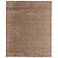 Cornerstone Solid Hand Woven Tan Area Rug 8' x 10'