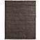 Cornerstone Solid Hand Woven Taupe Area Rug 8' x 10'