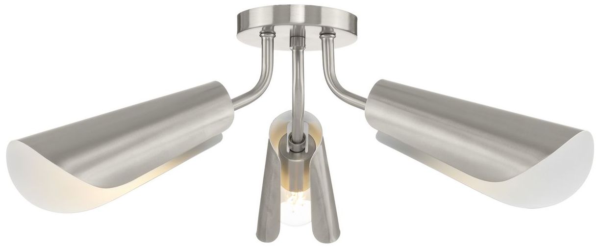 Cornett Collection 24.12 in. Three-Light Flush Mount Light