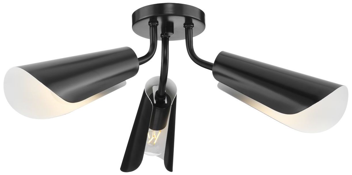 Image 3 Cornett Collection 24.12 in. Three-Light Flush Mount Light more views