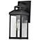 Corning 15 1/2" High Matte Black Outdoor Wall Light