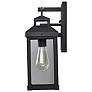 3_Corning 15 1/2" High Matte Black Outdoor Wall Light more views